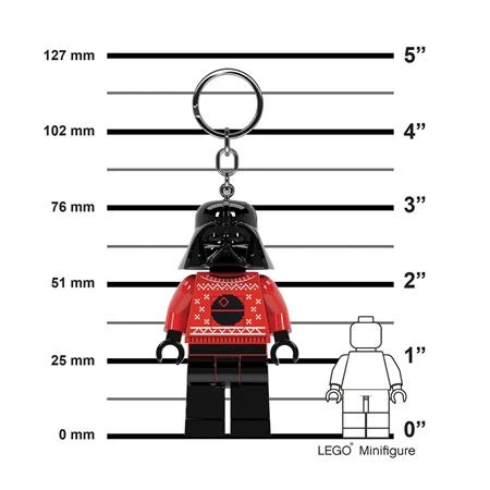 Kulcstartó LEGO LED világítással Star Wars Darth Vader Sweater
