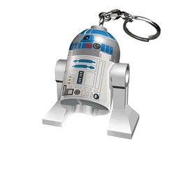 Kulcstartó LEGO LED világítással Star Wars R2D2