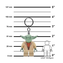 Kulcstartó LEGO LED világítással Star Wars Yoda