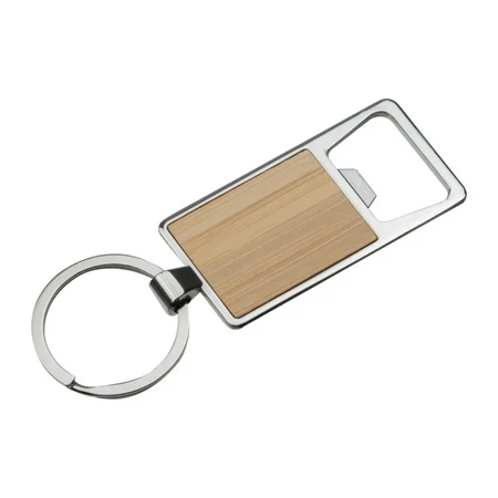 Kulcstartó bambusz, üvegnyitó 9,4 x 3 x 0,3 cm