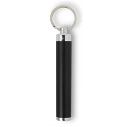 Kulcstartó fém, LED-lámpa 8,7cm fekete