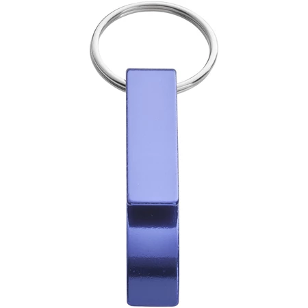Kulcstartó fém sörnyitós, 1 x 5,5 x 1,5 cm kék