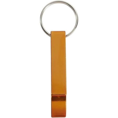 Kulcstartó fém sörnyitós, 1 x 5,5 x 1,5 cm narancs