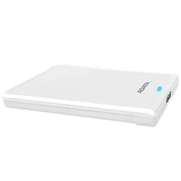 Külső HDD 2,5 HDD 1TB, USB 3.2 Gen1, ADATA "HV620S", fehér (merevlemez)