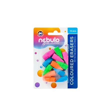 Radír ceruzavég NEBULO 12db/csomag