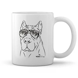 Kutya jó bögre Cane Corso, kerámia 360ml 8x9,5cm