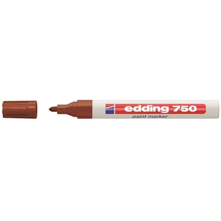 Lakkfilc EDDING 750 vonalvastagság: 2-4 mm, barna