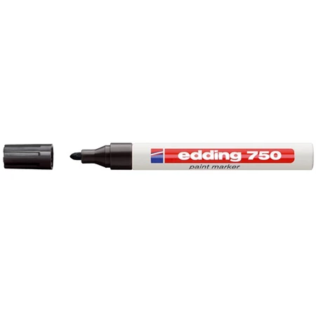 Lakkfilc EDDING 750 vonalvastagság: 2-4 mm, fekete