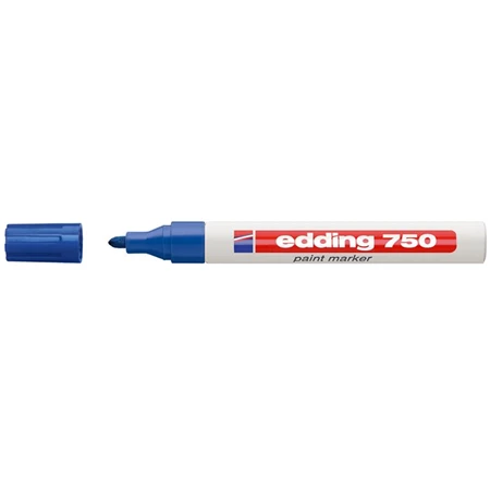 Lakkfilc EDDING 750 vonalvastagság: 2-4 mm, kék