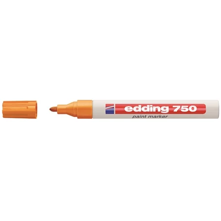 Lakkfilc EDDING 750 vonalvastagság: 2-4 mm, narancssárga
