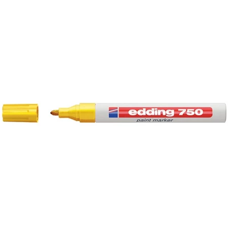 Lakkfilc EDDING 750 vonalvastagság: 2-4 mm, sárga