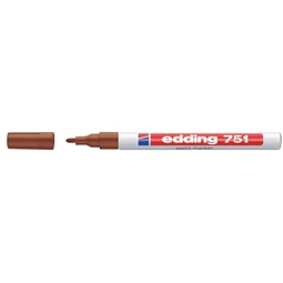 Lakkfilc EDDING 751 vonalvastagság: 1-2 mm barna