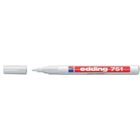 Lakkfilc EDDING 751 vonalvastagság: 1-2 mm fehér