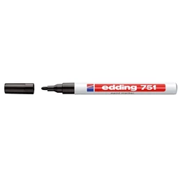 Lakkfilc EDDING 751 vonalvastagság: 1-2 mm fekete