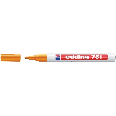 Lakkfilc EDDING 751 vonalvastagság: 1-2 mm narancssárga
