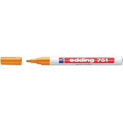 Lakkfilc EDDING 751 vonalvastagság: 1-2 mm narancssárga