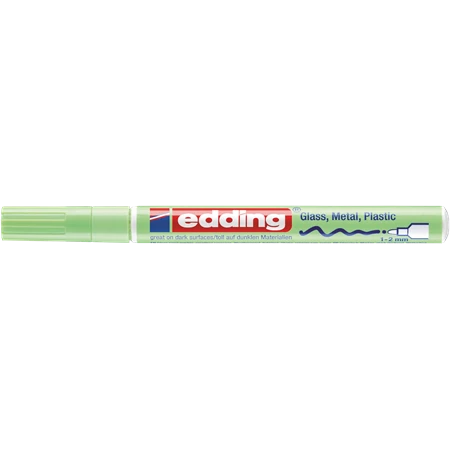 Lakkfilc EDDING 751 vonalvastagság: 1-2 mm pasztell zöld