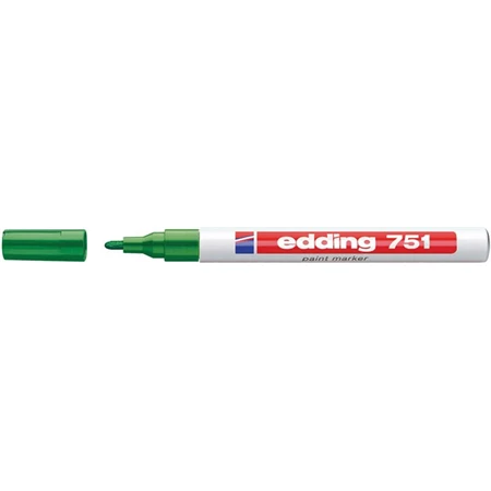 Lakkfilc EDDING 751 vonalvastagság: 1-2 mm zöld