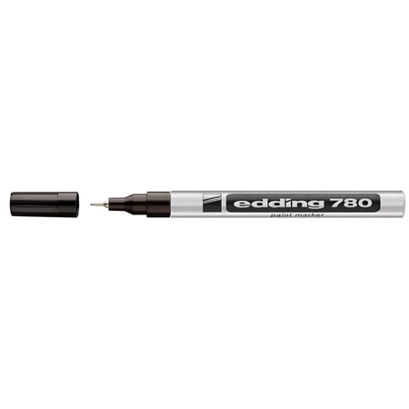 Lakkfilc EDDING 780 vonalvastagság: 0,8 mm, ezüst