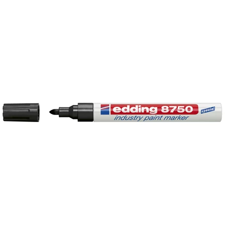 Lakkfilc EDDING 8750 2-4 mm ipari, fekete