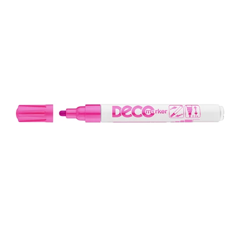 Lakkfilc ICO Deco marker 2-4mm B rózsaszín