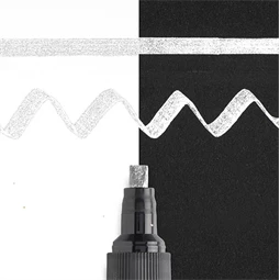 Lakkfilc SAKURA Calligrapher 5mm, ezüst