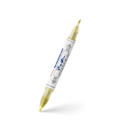 Lakkfilc ZEBRA arany 1,2 mm - 0,7 mm  kerek kétvégű heggyel, Mckie Paint Marker Extra Fine Gold