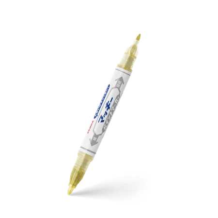 Lakkfilc ZEBRA arany 1,2 mm - 0,7 mm  kerek kétvégű heggyel, Mckie Paint Marker Extra Fine Gold