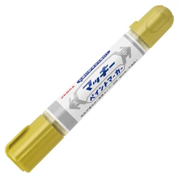 Lakkfilc ZEBRA arany 8 mm - 2 mm kerek kétvégű heggyel, Mckie Paint Marker Bold Gold