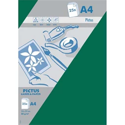 Levélpapír Artoz Pictus A/4 80g Fenyőzöld 25db/csomag