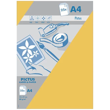 Levélpapír Artoz Pictus A/4 80g Vanília 25db/csomag