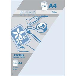 Levélpapír Artoz Pictus A/4 80g Világos kék 25db/csomag másolópapír 80gr
