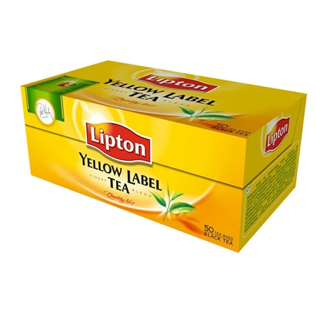 Fekete tea, LIPTON Yellow Label 50x2g