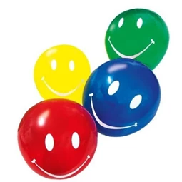 Léggömb 18cm-es 10db/csomag HERLITZ Smiley többszínű