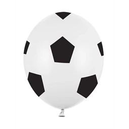 Lufi 30 cm foci tiszta fehér 6db/csomag