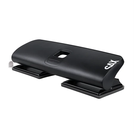 Lyukasztó SAX 350 M EASYPRO négylyukú, 20 laphoz, kék könnyűfém test, fémszerkezet