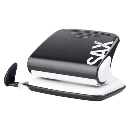 Lyukasztó SAX Design 318 kétlyukú, 15 laphoz, fekete
