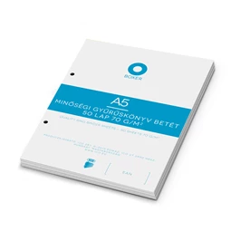 Lyukasztott lap A/5 BOXER 50lap vonalas