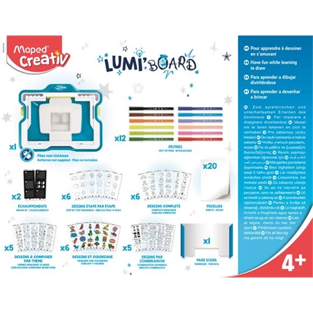 Készségfejlesztő MAPED rajzkészlet MAPED CREATIV Lumi Board