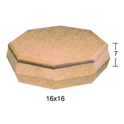 MDF doboz 8 szögletű tetővel CADENCE 16x7cm KU251