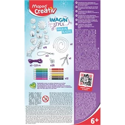 Készségfejlesztő MAPED Mágikus ékszerkészítő készlet, MAPED CREATIV, Imagin Style, Magical Plastic