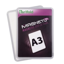 Mágneses tasak mágneses háttal A/3 TARIFOLD Magneto Solo, ezüst, 2db/csomag