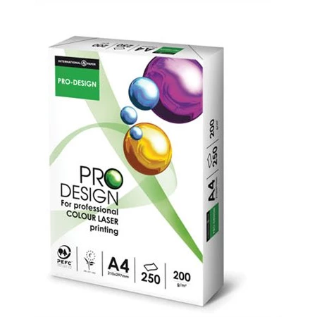 Másolópapír A/4, 200g. PRO-DESIGN 250lap/csomag