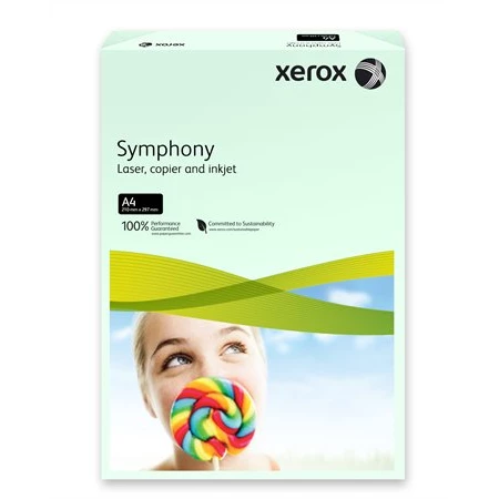 Másolópapír A/4, 80g. XEROX Symphony zöld (pasztell) 500lap/csomag