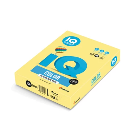 Másolópapír színes A/4 160g IQ COLOR Pasztell YE23 ( pasztel sárga)