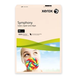 Másolópapír színes A/4, 160g. XEROX Symphony lazac (pasztell) 250lap/csomag