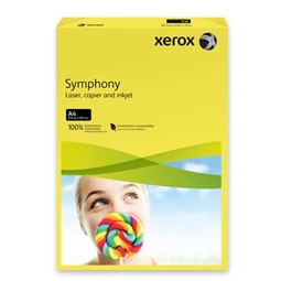 Másolópapír színes A/4, 160g. XEROX Symphony sötétsárga (intenzív) 250lap/csomag