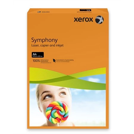Másolópapír színes A/4, 80g. XEROX Symphony narancssárga 500lap/csomag