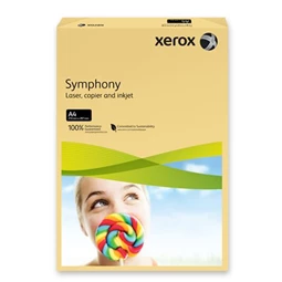 Másolópapír színes A/4, 80g. XEROX Symphony vajszín (közép) 500lap/csomag