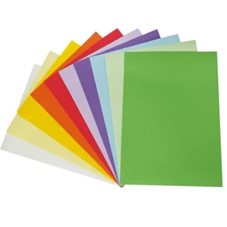 Másolópapír színes A/4 80gr vegyes 10x10lap/csomag 100ív/csomag 10szín élénk mix